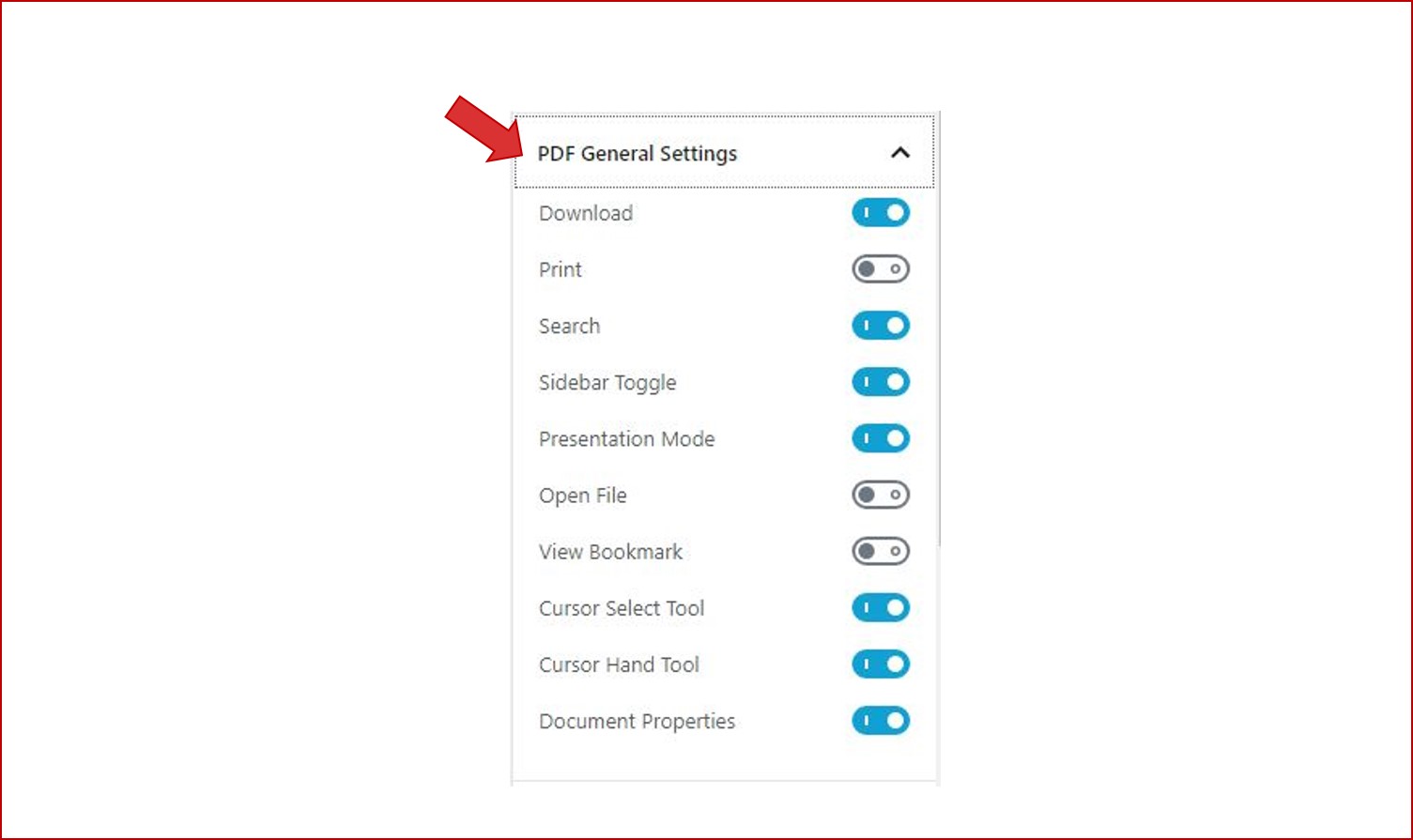 Enable or Disable PDF Viewer Toolbar Settings and Features
